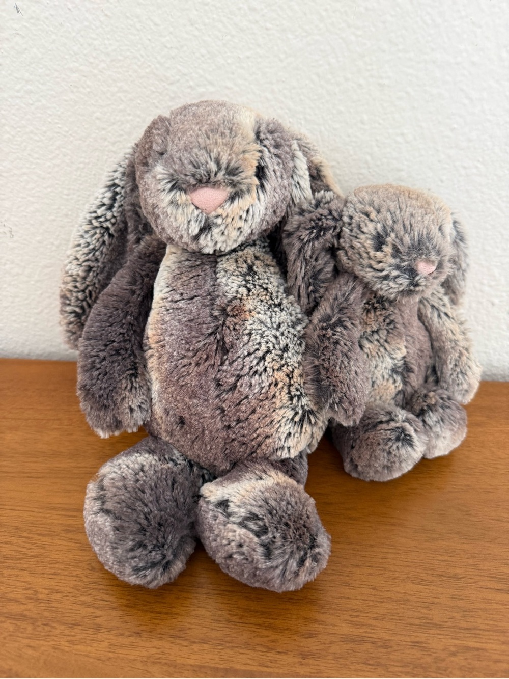 Set of 2 Jellycat Bashful Woodland Bunny plush toy